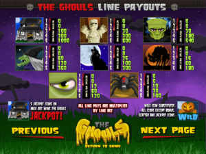 the-ghouls-slot-paytable